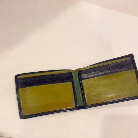 Gucci Men's Green Leather Wallet MADE IN ITALY - Picture 5 of 8